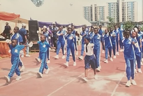 Blue House Track March-Past